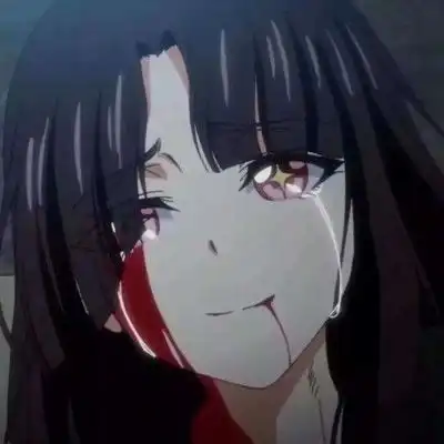 卡通头像丧系伤感女头悲