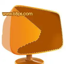 制作卡通黑白电视机的ps教程