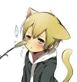 猫系男生动漫可爱头像拿