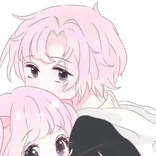粉色系情侣头像