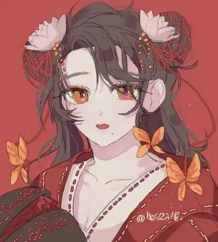 插画头像丨少女心爆棚的日韩系漫画少女小插画素材