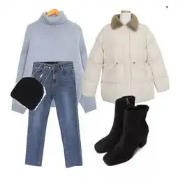 50套羽绒服搭配,时髦又保暖