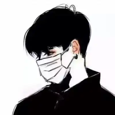 萌系情头一人一半动漫头