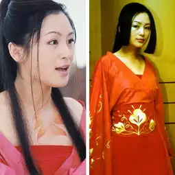 娜扎版貂蝉美翻天十二版绝色貂蝉戏内外pk图