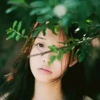 清新绿色森系女生头像女生微信头像图片大全