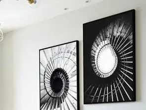 现代简约北欧客厅卧室黑白系列有框装饰画芯图片设计素材高清模板下载10.33mb其他大全