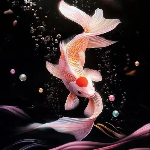 手机头像,好运锦鲤在,好运连连来