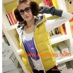 f6136时尚新款可爱竖拉链口袋松紧底部连帽女式马甲背心批发f6136时尚新款可爱竖拉链口袋松紧底部连帽女式马甲背心厂家f6136时尚新款可爱竖拉链口袋松紧底部连帽