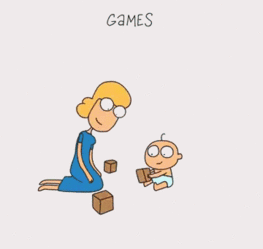 8组爆笑动画,揭示爸爸带娃和妈妈带娃的区别