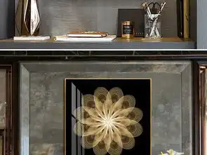 轻奢简约黑金抽象金色菩提花吉祥富贵装饰画图片设计素材高清模板下载120.16mb抽象装饰画大全