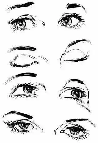 人物眼睛画法动漫