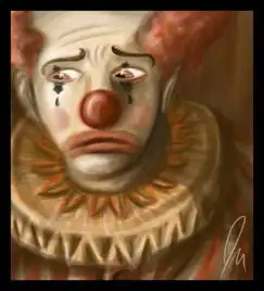 求哭泣的小丑图片