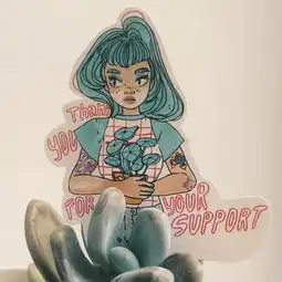 插画粉与薄荷蓝清甜的复古味