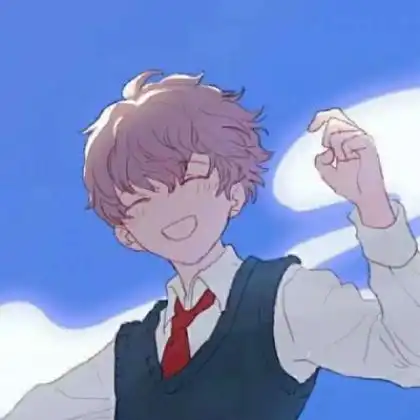 二次元的情侣头像分开,为了喜欢的人努力