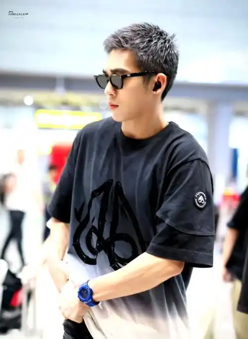 男生蓝色系头像图片型男