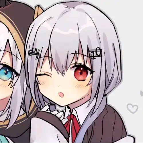 软萌闺蜜头像动漫百合情头团头