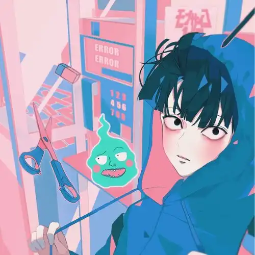 孤独动漫头像男画师