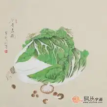 一幅小品花鸟画装点餐厅墙面,效果出奇的好