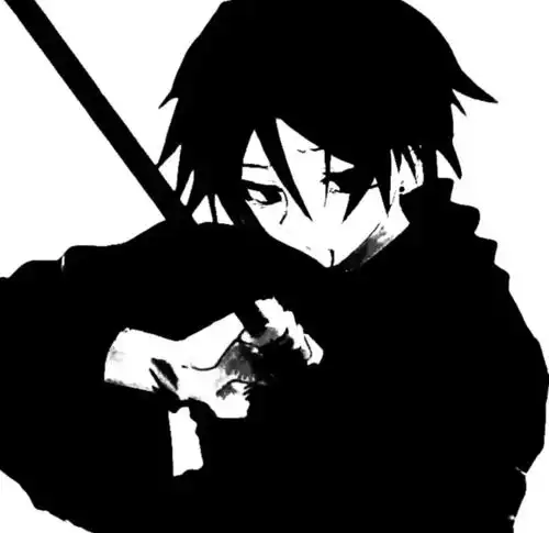 男生头像二次元黑色系二