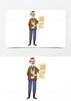 男老师卡通图片可爱大全熊猫办公