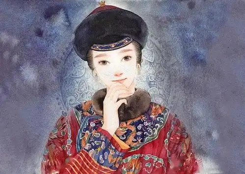 她用水彩画出绝美古风美眉,唤醒少女心中的三生三世,美哭了