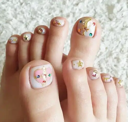 美甲回忆满满的美少女战士美甲合辑