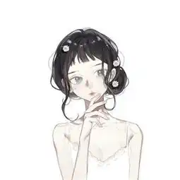 卡通情侣头像但愿花开如常,你会笑着抬头望