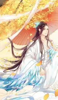 古风插画之执伞梦雨烟痕