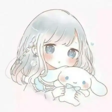 动画卡通qq头像可爱女生