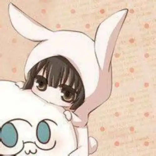 妈妈女儿微信头像卡通兔