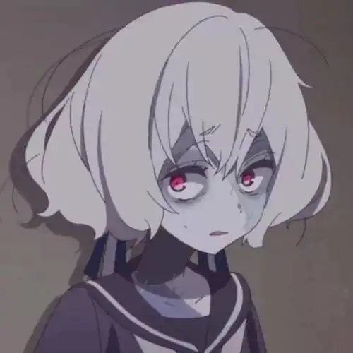 白色系温柔女头像动漫动
