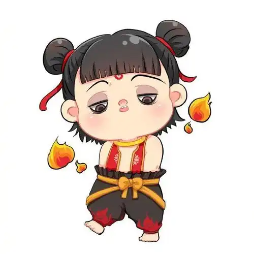 哪吒敖丙q版动漫超憨憨的哪吒和敖丙,真的是太萌了吧
