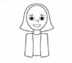 幼儿园人物简笔画教案女老师