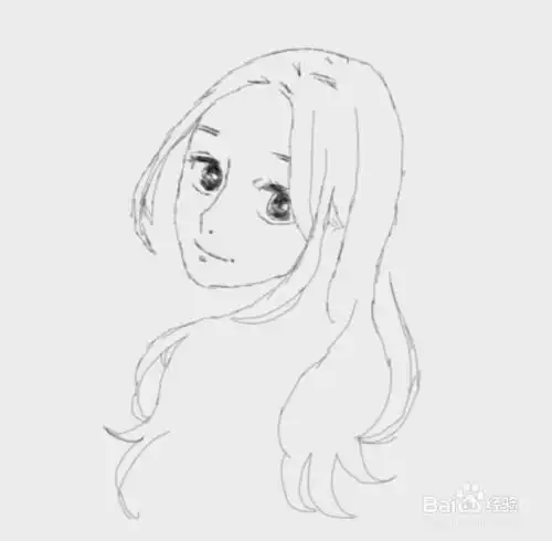 动漫人物美少女是怎么画的