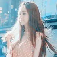 阿宝色唯美非主流女生头像图片好看的阿宝色系女生微信头像