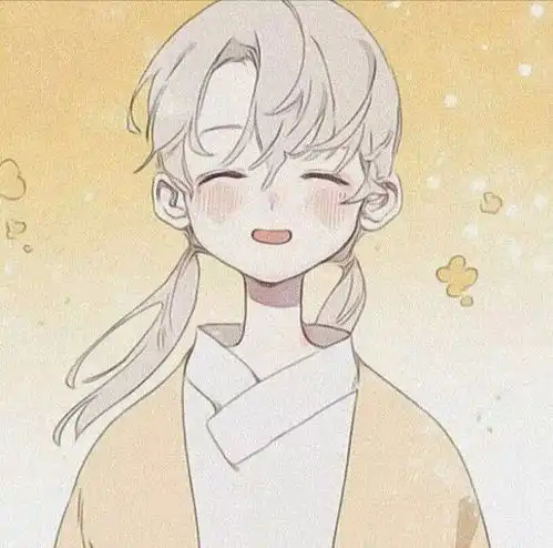 黄色系动漫闺蜜头像