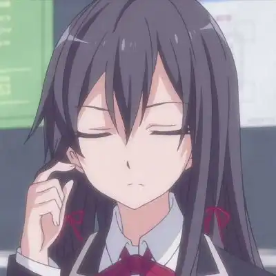 头像女动漫黑粉系青春的