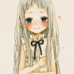 你哭这么萌是给谁看呀亲二次元插画