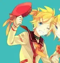 呆萌卡通情侣头像黑色短发好像穿着蓝色校服有没有那一系列的情侣头像