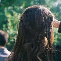 女生头像黑色系背影微信头像图片大全