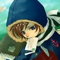 手绘治愈系插画男生头像