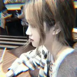 清纯女生头像背影图片