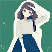 短发女生头像卡通林心如