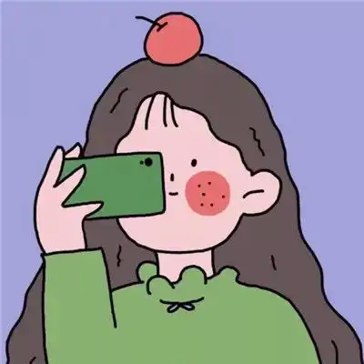 呆萌卡通情侣头像两张,我是你永远的明珠