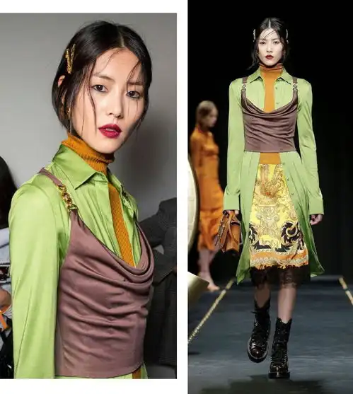 红配绿太土倪妮穿出高级感,刘雯这一身一般人穿贼辣眼