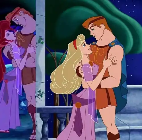 当迪士尼公主互换角色,白雪公主变黑雪公主,爱丽儿换上水晶裙子太美