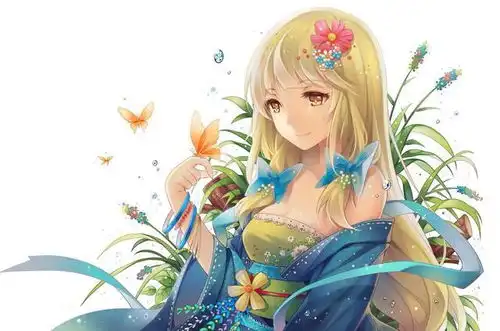 二次元和风壁纸气质十足,美丽动人,特别好看的小姑娘