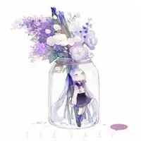 微信头像女生紫色系水彩微信头像图片大全