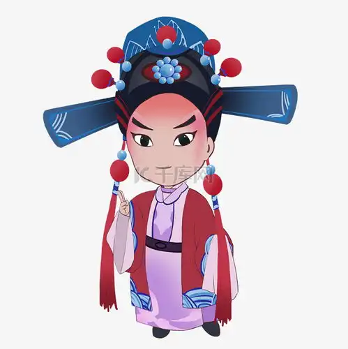 唱戏小人人物素材图片免费下载千库网