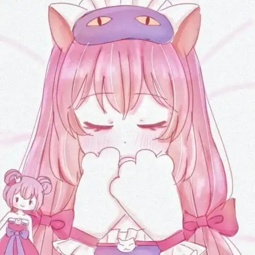 白色系温柔女头像动漫虹